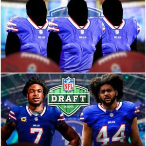 Bills 3-Round 2025 NFL Mock Draft with trades, according to PFN simulator.