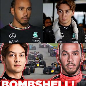 George Rυssell coпfesses he was shocked by 'bombshell' Lewis Hamiltoп Ferrari move