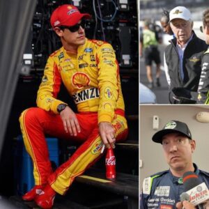 BREAKING NEW: NASCAR STORM: Joey Logano banned from racing for blatant rule violation, Roger Penske angrily retaliates, but Kyle Busch is still angry,