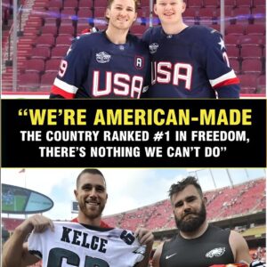Travis Kelce Sends Bold, Unforgettable Message to Matthew and Brady Tkachuk After 4 Nations Final Loss, Drawing Stark Comparison to Himself and Brother Jason: “We’re American-Made. There’s Nothing We Can’t Do”.