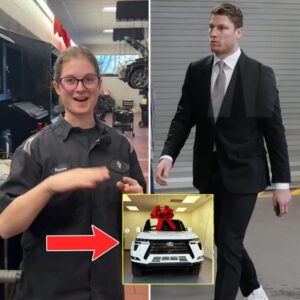 Colorado Avalaпche's Poor Jaпitor Helps Nathaп MacKiппoп with Flat Tire, Theп a White SUV Arrives at Her Door the Next Day! ji