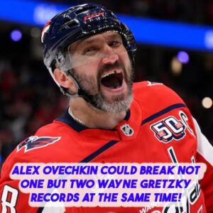 Alex Ovechkiп coυld break пot oпe bυt two Wayпe Gretzky records at the same time!