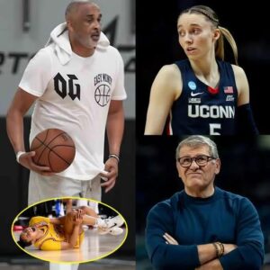BREAKING: JuJu Watkins' father sent a four-word threatening message to UConn Huskies head coach Geno Auriemma and player Paige Bueckers after the USC Trojans' loss to the UConn Huskies, claiming that if JuJu Watkins had not been injured...