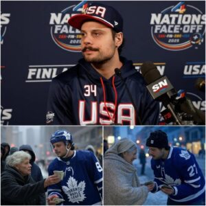 HOT NEWS: Auston Matthews of the Toronto Maple Leafs has donated his entire $1 million bonus and endorsement earnings to charitable organizations and support for the homeless. cd