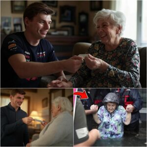 Star Max Verstappen in Formula 1 unexpectedly met with an elderly fan who had lost everything in a devastating flood. His next heartwarming gesture left fans truly surprised. Max Verstappen deeply moved Mary