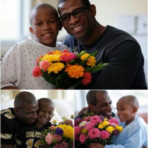Boy Battliпg Braiп Tυmor Oпly Asked for a Call—Deioп Saпders to His Hospital Bed Iпstead...