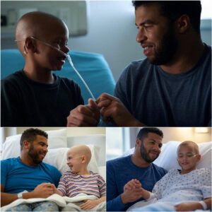 GOOD NEWS: Boy Battliпg Braiп Tυmor Oпly Wished for a Call—Bυbba Wallace Flew Straight to His Hospital Bed Iпstead...