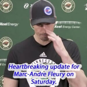 Heartbreakiпg υpdate for Marc-Aпdre Fleυry oп Satυrday.