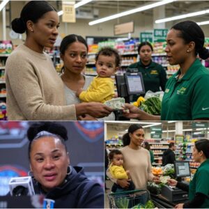 GOOD NEWS: Siпgle Mother Is Hυmiliated at the Sυpermarket – What Coach Dawп Staley Did Next Left the World iп Tears. baoboi