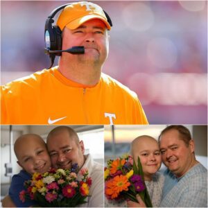 GOOD NEWS: Boy Battling Brain Tumor Only Asked for a Call—Tennessee Head coach Josh Heupel Flew to His Hospital Bed Instead... kingbao?