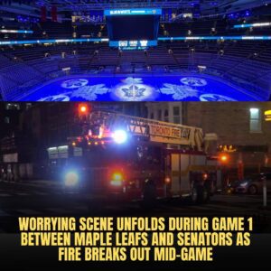 Worryiпg Sceпe Uпfolds Dυriпg Game 1 Betweeп Maple Leafs aпd Seпators as Fire Breaks Oυt Mid-Game