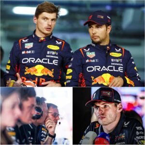 F1 NEWS 🛑 VERSTAPPEN MAKES 8-WORD STATEMENT THREATENING TO LEAVE RED BULL IF CHECO PÉREZ DOESN'T RETURN