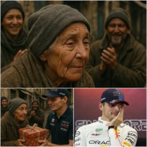 “One small act of kindness sparked a life-changing ripple effect. Max Verstappen simple gesture of stopping to help a homeless woman led to a movement of compassion and hope.” jiji