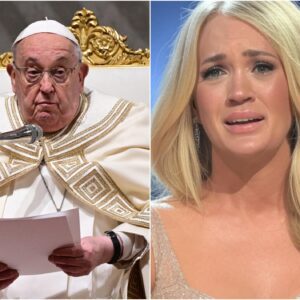 HEARTBREAKING! Carrie Underwood tearfully shared her memories of meeting the pope for the first time after hearing the news of his passing. jiji