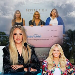 On the final day of her Las Vegas residency, Carrie Underwood made a donation of $236,844 to the Make-A-Wish Foundation.