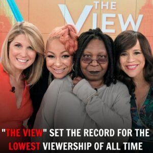 "The View!" set the record for the lowest viewership of all time. CONGRATULATIONS!!
