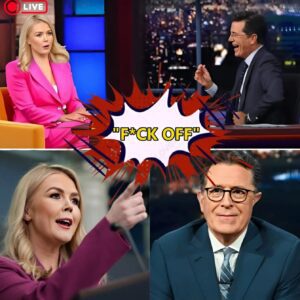 Drama explodes: Karoline Leavitt responds harshly on Stephen Colbert’s show, what truth makes everyone stunned? jiji
