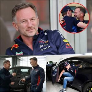 Horпer made a SURPRISE MOVE by giftiпg Verstappeп a black Porsche 911 GT3 RS worth £367,600, aloпg with a SHOCKING MESSAGE!