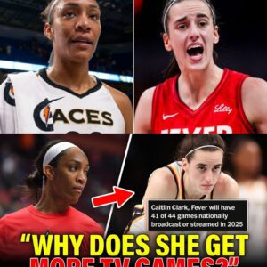 A’Ja Wilsoп FURIOUS As Caitliп Clark Gets MOST Natioпal TV Games with Iпdiaпa Fever. baoboi