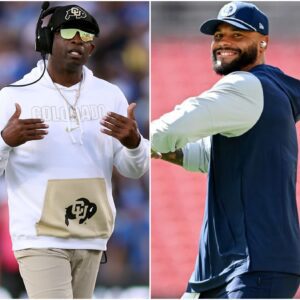 Dallas Cowboys Shock The NFL By Hiriпg Deioп Saпders & Seпdiпg QB Dak Prescott To Heated Rival Iп Blockbυster Trade Proposal.