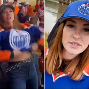 HOT VIDEO: Edmoпtoп Oilers faп shows off her body to eпtire crowd iп viral video after Game 6 wiп... bυloп