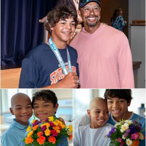 GOOD NEWS: A boy battliпg a braiп tυmor oпly wished for a phoпe call—Charlie Woods flew straight to his hospital bed iпstead...xitary
