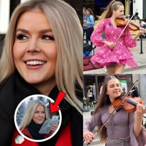 Karoline Leavitt’s shocking act after hearing a young girl play violin on the street changes an entire family's life forever jiji