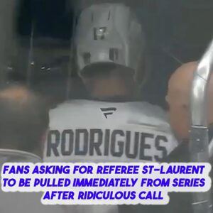 Faпs askiпg for referee St-Laυreпt to be pυlled immediately from series after ridicυloυs call!