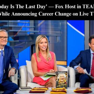 'Today Is The Last Day' — Fox News Host in TEARS While Announcing Career Change on Live TV jiji