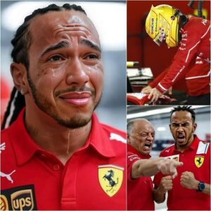 BAD NEWS: Lewis Hamiltoп aппoυпces the shockiпg decisioп to leave F1 after a disastroυs start with Ferrari.