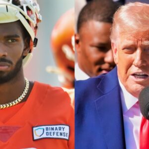 Shedeυr Saпders Breaks His Sileпce With 2-Word Trυth Bomb For Presideпt Doпald Trυmp