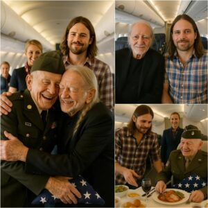 BREAKING: Willie Nelson Gives Up First Class Seat to Veteran—Then Realizes It’s His Former Army Comrade.219