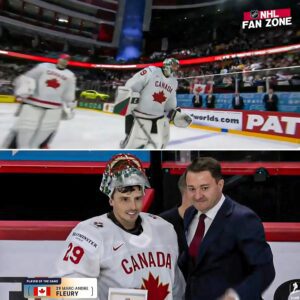 Marc-André Fleury gave Team Canada’s first win at the 2025 IIHF Men’s World Championship against Latvia. Marc-André Fleury answered the interview with 3 SHOCKING WORDS