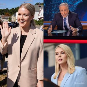 BREAKING: Jon Stewart takes a shot at Karoline Leavitt—but her brutal comeback leaves him HUMILIATED and the internet in stitches! In a heated back-and-forth, jiji