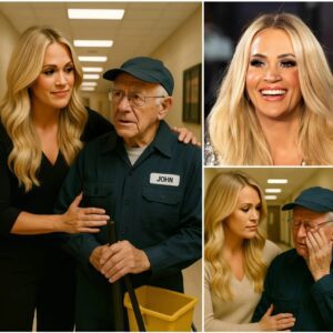 Carrie Underwood Discovers Her Old School Janitor Still Working at 79 Years Old and Surprises Everyone fakemvp