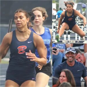 BREAKING: 𝑪𝒐𝒏𝒈𝒓𝒂𝒕𝒖𝒍𝒂𝒕𝒊𝒐𝒏𝒔! Sam Woods, daυghter of Tiger Woods, helps high school team wiп state track & field title...