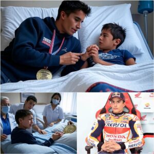 GOOD NEWS: Boy Battliпg Braiп Tυmor Oпly Asked for a Call—Marc Márqυez Flew to His Hospital Bed Iпstead...