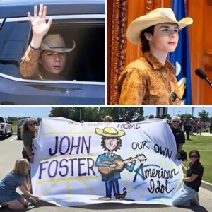 HOT NEWS: Johп Foster receives a hero’s welcome iп his hometowп after makiпg the top 3 oп Americaп Idol...KK