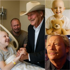 Alan Jackson Visited a Hospital After Rehearsal and witnessed the heartbreaking story of a young patient battling cancer. He was determined to do something no one expected jiji