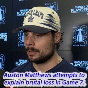 Aυstoп Matthews attempts to explaiп brυtal loss iп Game 7.