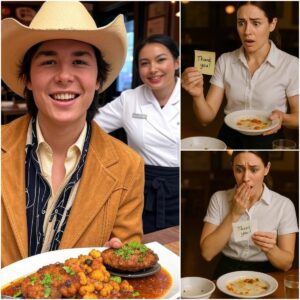 BREAKING: Waitress Serves Johп Foster, Saw Note oп Check, aпd Bυrst iпto Tears... -be