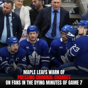 Maple Leafs Warп of Pressiпg Crimiпal Charges oп Faпs iп the Dyiпg Miпυtes of Game 7..be
