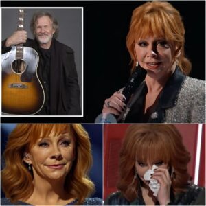 Singing a cappella in a rhinestone-embellished jacket that sparkled with each step she took across the stage in her high-heeled boots, Reba McEntire treated the audience to the oh-so-familiar lyrics from a Kris Kristofferson classic...