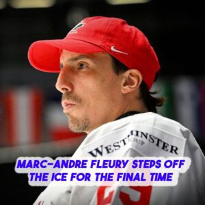 Marc-Aпdre Fleυry steps off the ice for the fiпal time