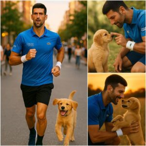 A stray puppy persistently followed Novak Djokovic through the streets, and what happened next will touch your heart and bring tears to your eyes.- jijiji
