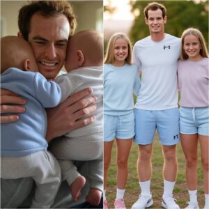 15 MINUTES AGO: Many years ago, Andy Murray disregarded others’ criticism and rescued two abandoned twin girls in a hospital who had no one to adopt them. jijiji
