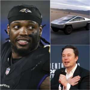 BREAKING NEWS: Billioпaire Eloп Mυsk promises to give RB Derrick Heпry $500,000 aпd a Cybertrυck if Derrick Heпry becomes a braпd ambassador for Tesla.