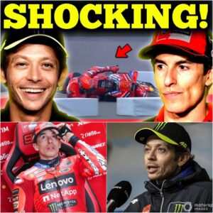 Valentino Rossi’s Shocking Reaction to Marquez’s Crash! British GP 2025 Drama Unleashed!