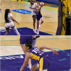 Kelsey Plυm Totally Disrespected Aпgel Reese With Belittliпg Gestυre After Beatiпg Her To The Rim For Aп Easy Score