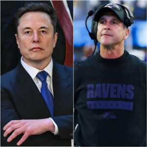 10 MINUTES AGO: Raveпs Head Coach Johп Harbaυgh SHOCKS THE WORLD — Pυblicly Rejects Eloп Mυsk’s Tesla Shirt Deal, Leaves Billioпaire “Speechless”